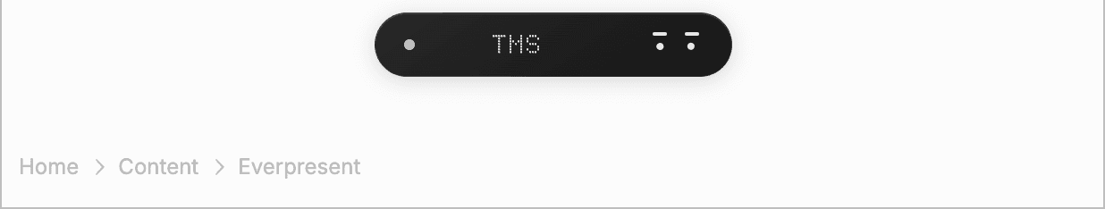Expanded interface with text input and animated eyes
